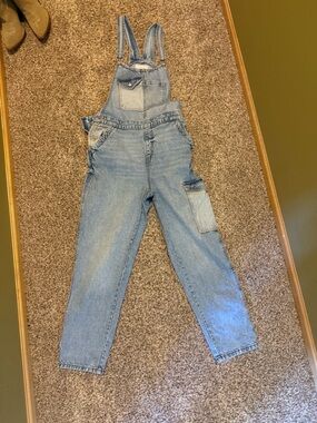 Celebrity Pink Light Blue Denim Women's Overalls